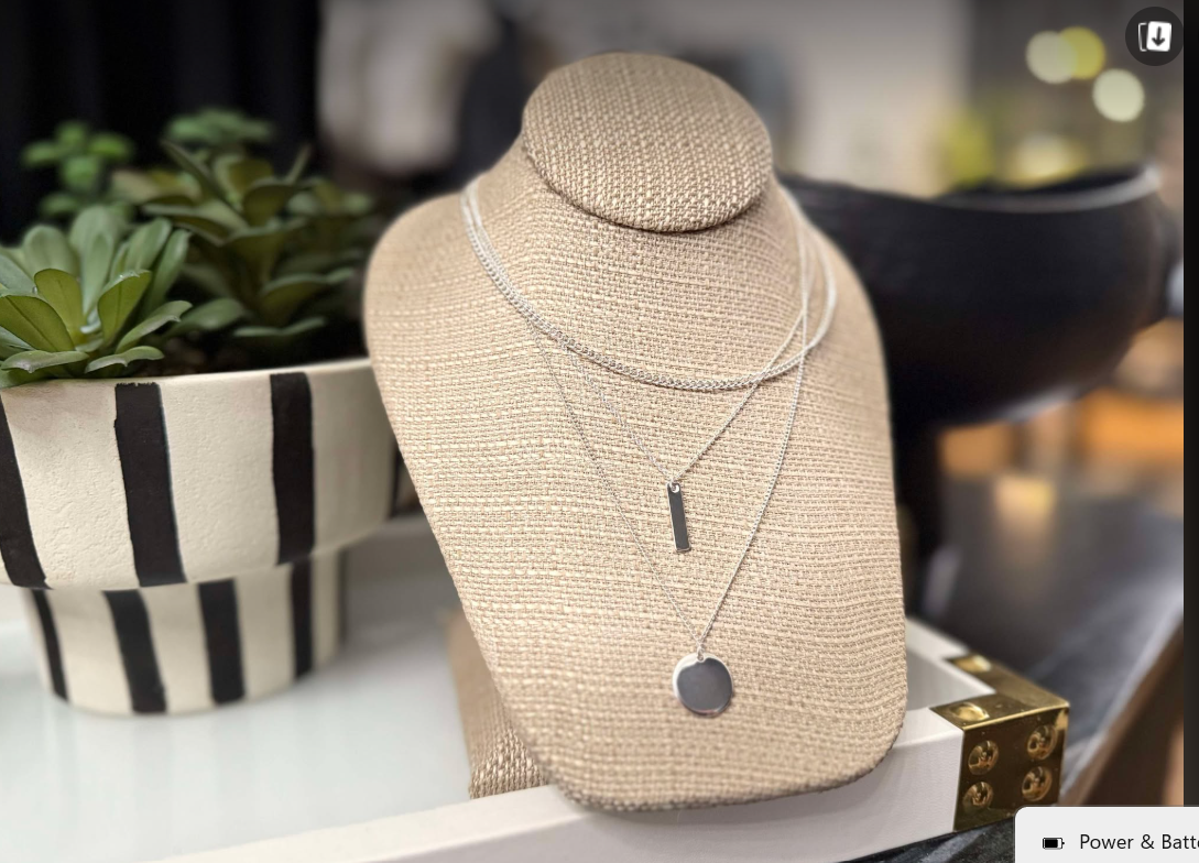 Multi Chain Silver Necklace
