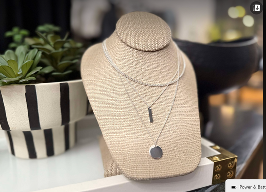 Multi Chain Silver Necklace