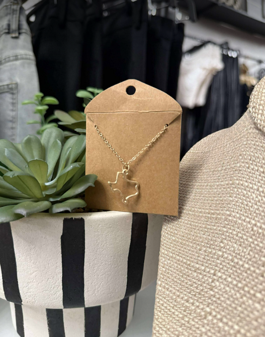 Gold Texas Necklace
