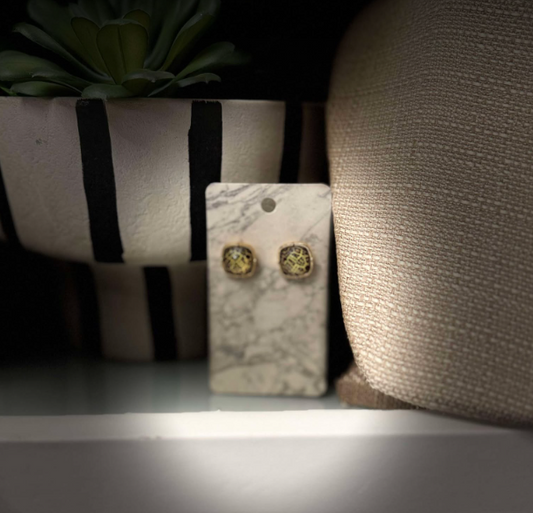 Leopard Studs