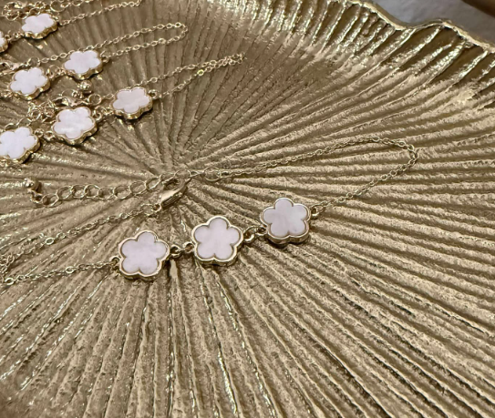 Flower Gold Anklet