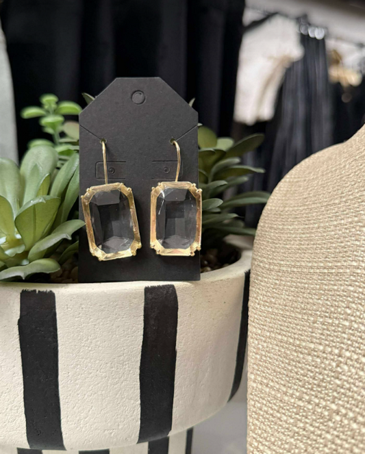 Ivory Emerald Earrings