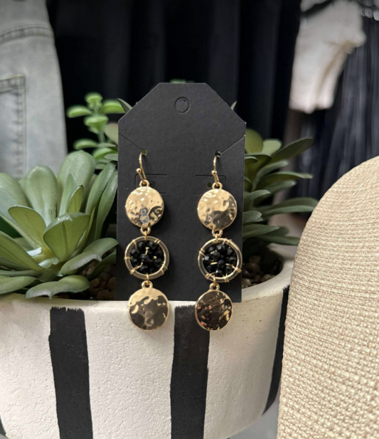 MI Vida Loca- Black Earrings