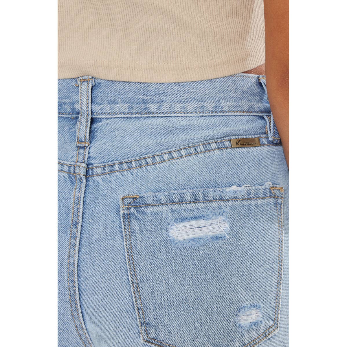 HIGH RISE CROSSOVER SHORTS