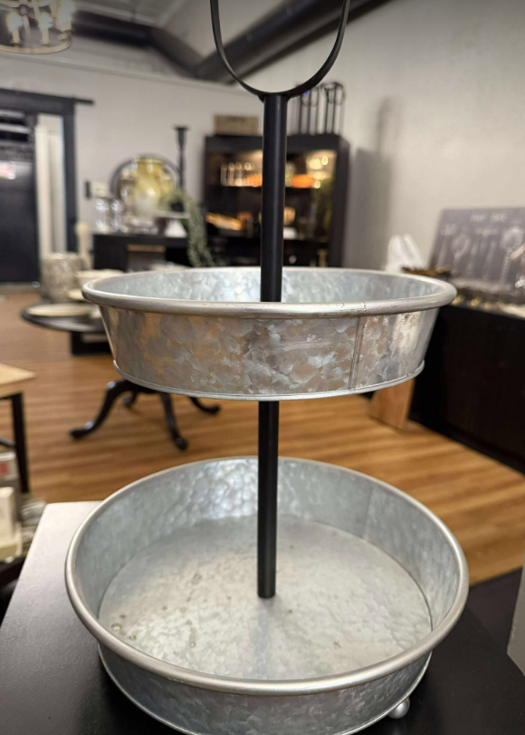 Galvanized Metal Stand