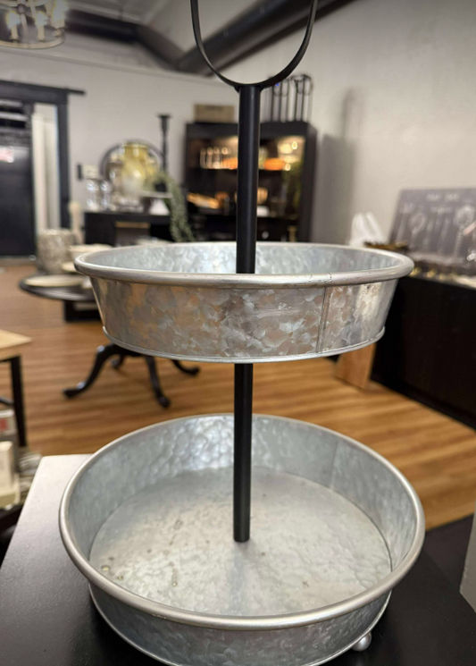 Galvanized Metal Stand