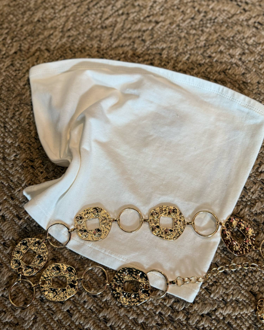 White Crop Top