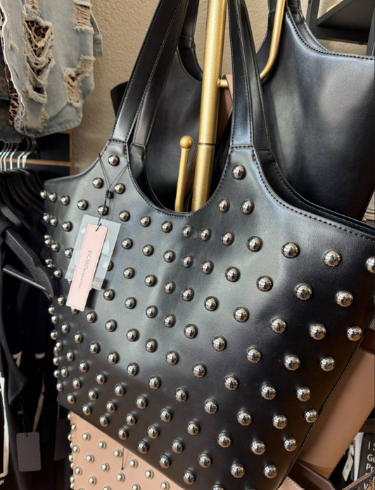 Oversized Slouchy Stud Tote