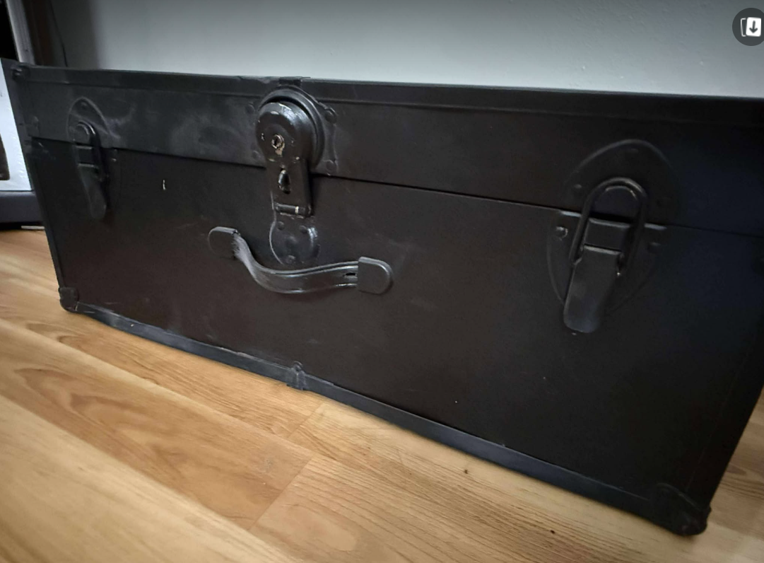 Vintage Black Trunk