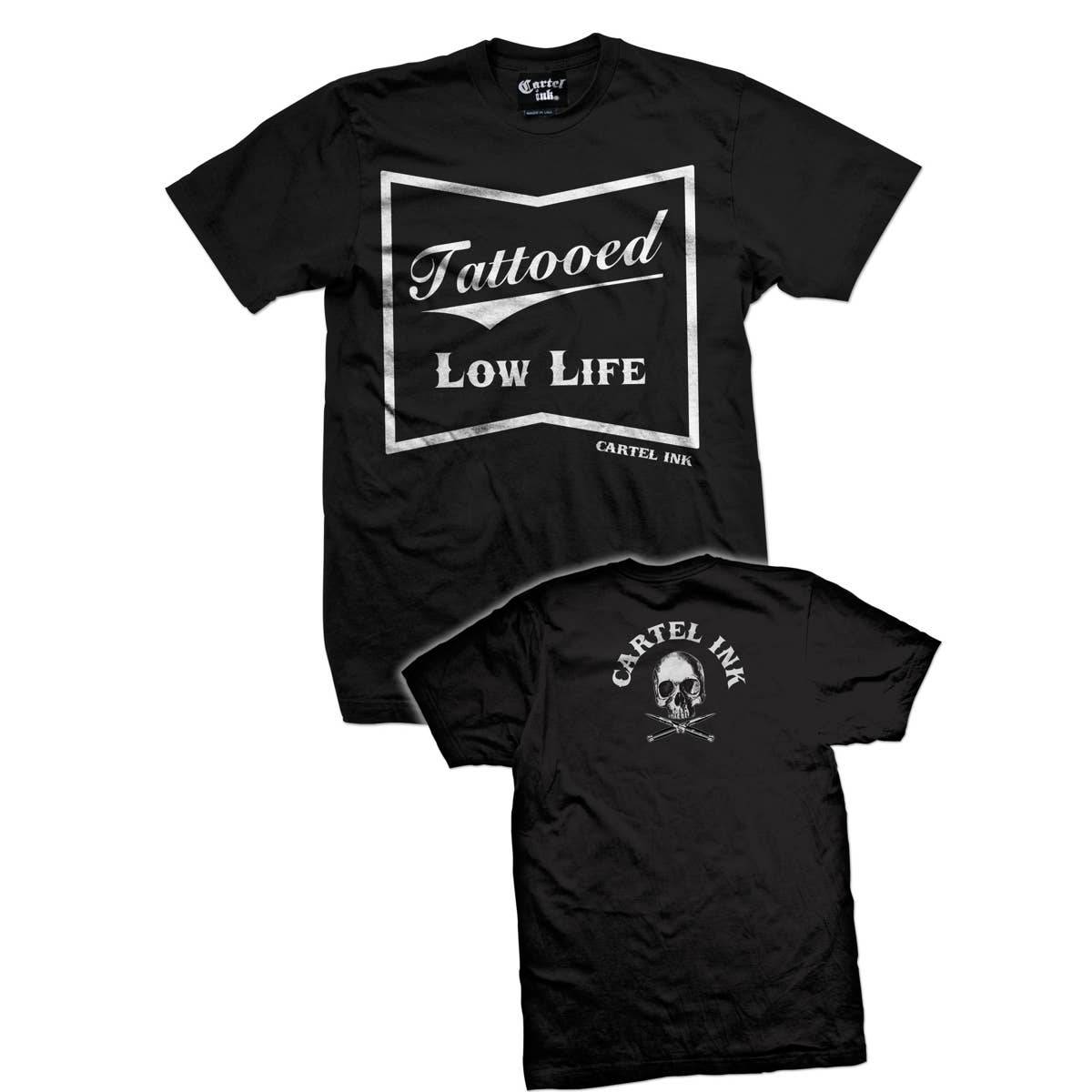 Tattooed Low Life Mens Graphic Tee