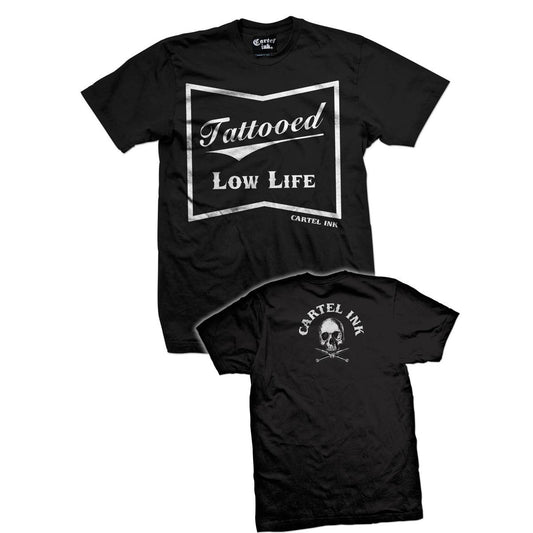 Tattooed Low Life Mens Graphic Tee