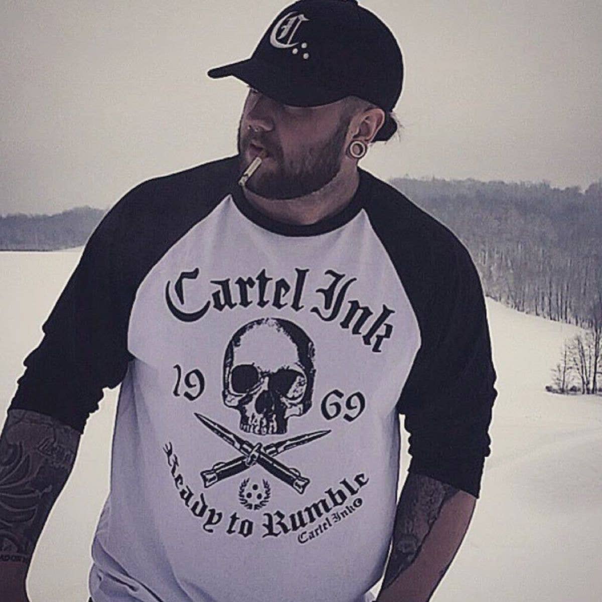 Cartel Ink Born To Rumble T- Shirt